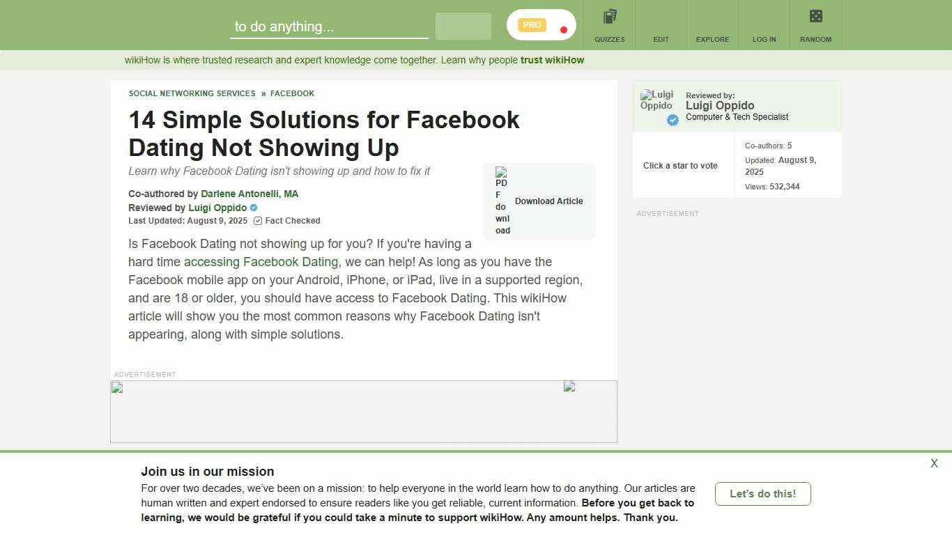 Facebook Dating Not Showing Up? 14 Reasons & Quick Fixes